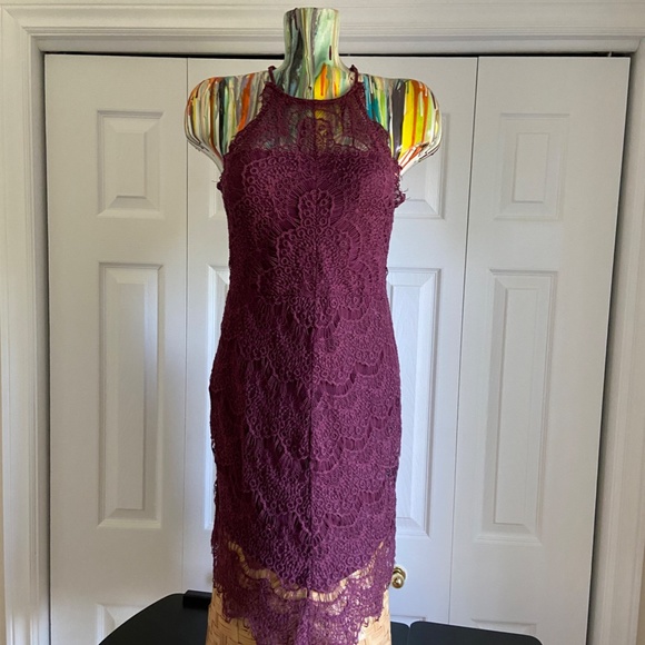 Intimately Free People She's Got It, Lace Slip Dress, Size Medium - Picture 3 of 16